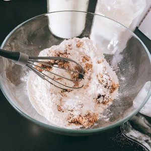 Crazy-about-cooking-combining-sugar-and-flour